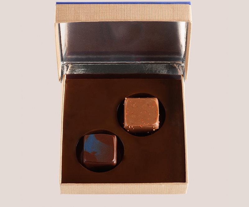 box of 2 assorted chocolates