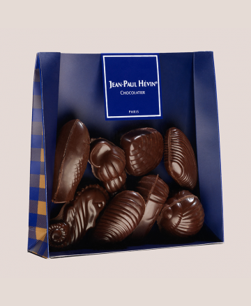 Sachets fruits de mer chocolat noir