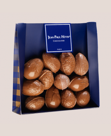 Bag of milk chocolate praline eggs