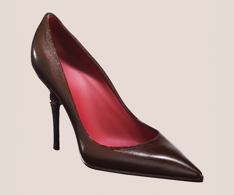 Red chocolate stiletto