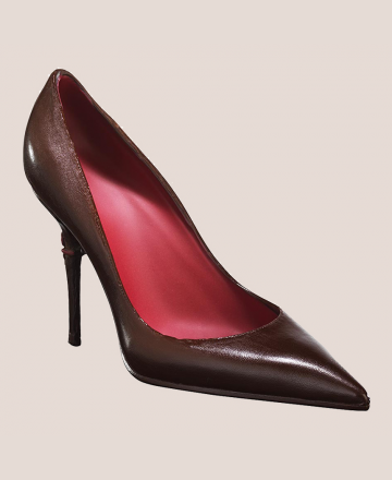 Red chocolate stiletto