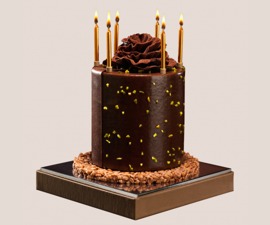 Gâteau d'anniversaire au Chocolat "HAPPY"