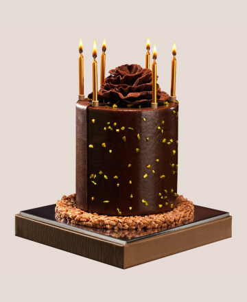 “HAPPY” Chocolate Birthday Cake