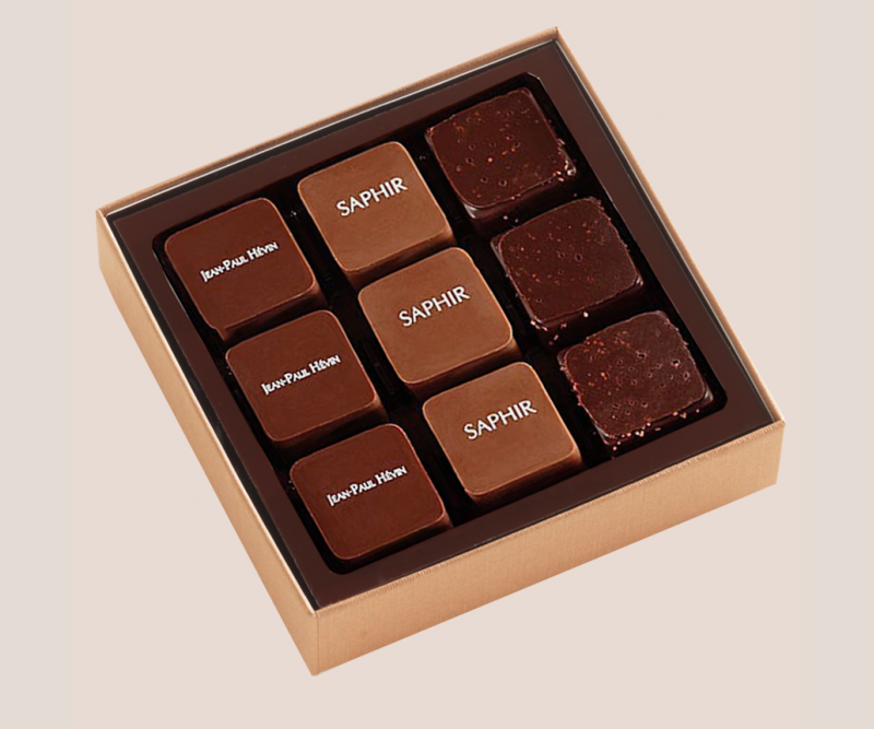 Boites 9 chocolats assortis