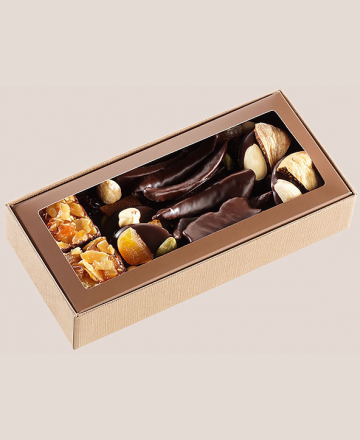 boite chocolats et fruits 140g