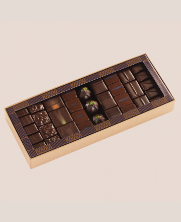 Assorted dark chocolates 320g of chocolates