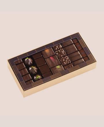 box of assorted dark chocolates 260g