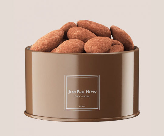 Boite métal amandes cacao petit modèle