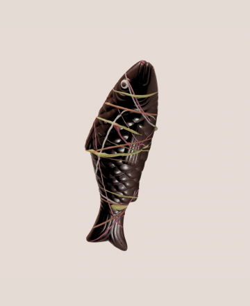 Dark chocolate fish 16cm Easter 2024