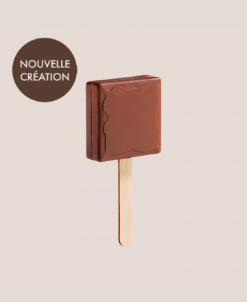 gianduja fleur de sel milk chocolate lollipop