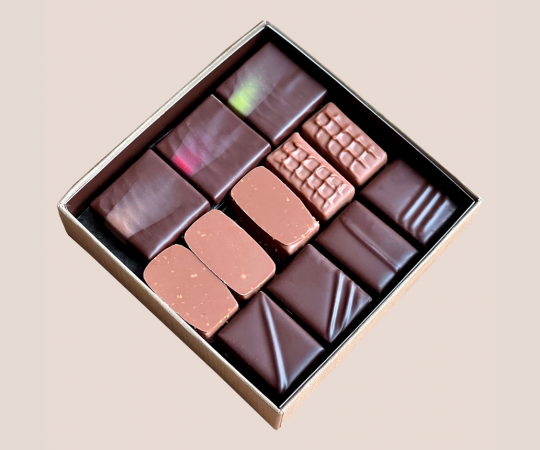 Boite chocolats 19 chocolats