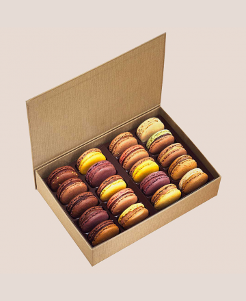 Box of 20 assorted macarons